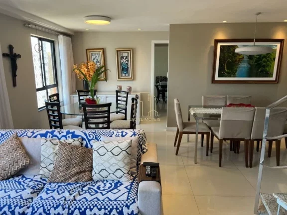 Imagem Excelente cobertura vista mar decorada com três suítes e área gourmet a venda na Pituba