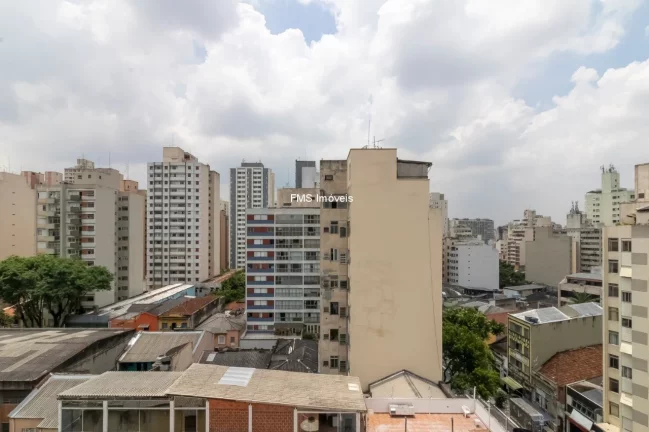 Imagem Apartamento à venda em São Paulo-SP, Vila Buarque: 1 quarto, 1 sala, 1 banheiro, 1 vaga e 32m² de área.
