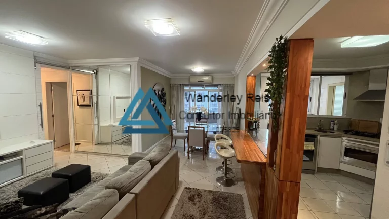 Imagem Lindo apto semi mobiliado com 3 dorm. Bairro Campinas São José SC