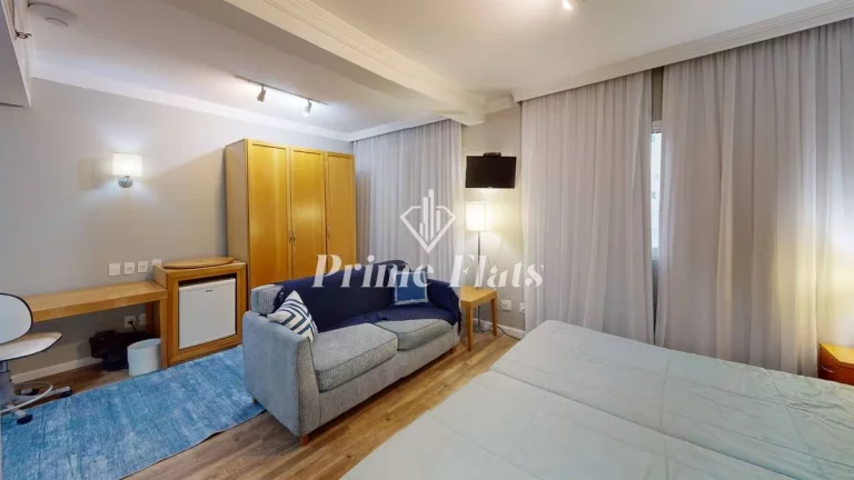 Imagem Flat disponível para locação no Quality Suites Oscar Freire em Pinheiros, com 30m², 1 dormitório e 1 vaga
