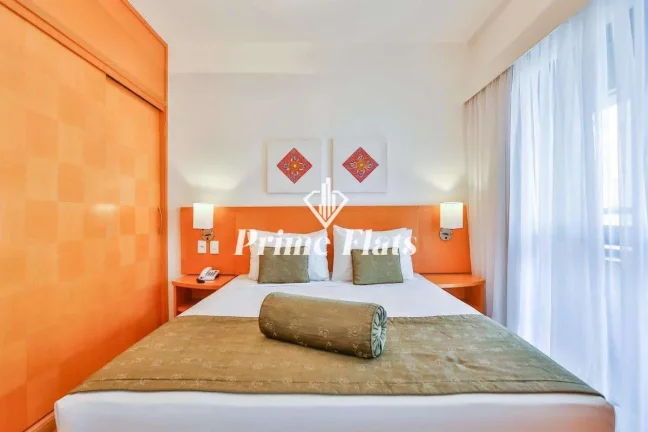 Foto do imóvel Flat disponível para venda no Quality Hotel Paulista, com 29m², 1 dormitório e 1 vaga de garagem em Alameda Lorena