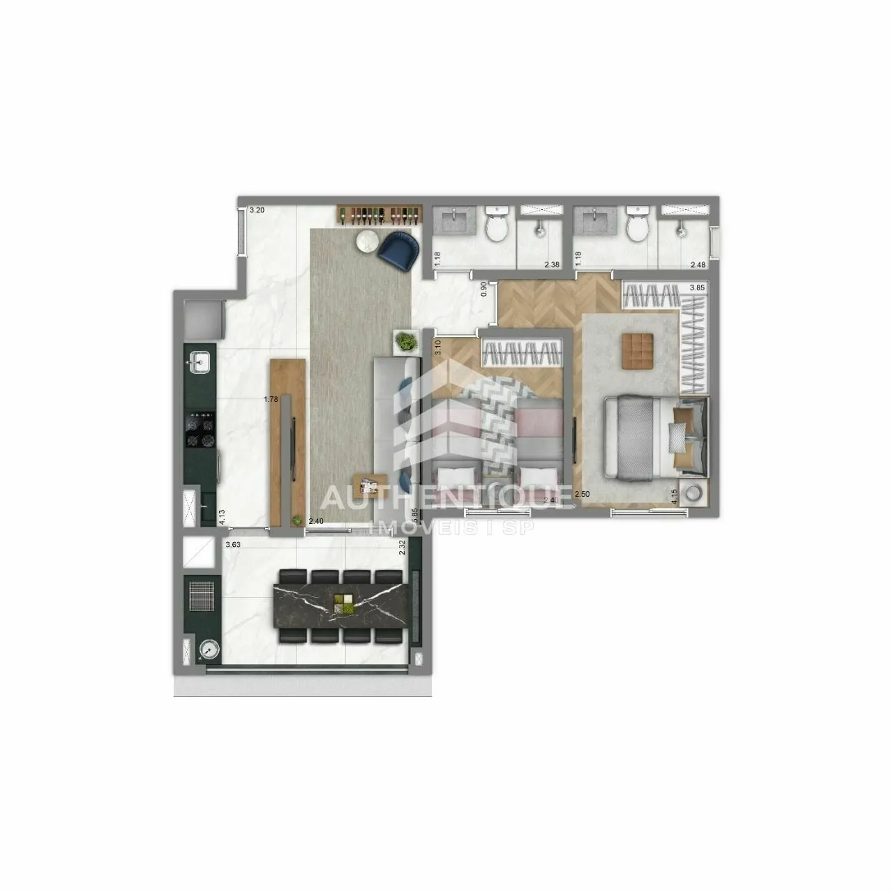 Imagem Living Blend - Bonfim Campinas - Apartamento à venda no bairro Bonfim - Campinas/SP