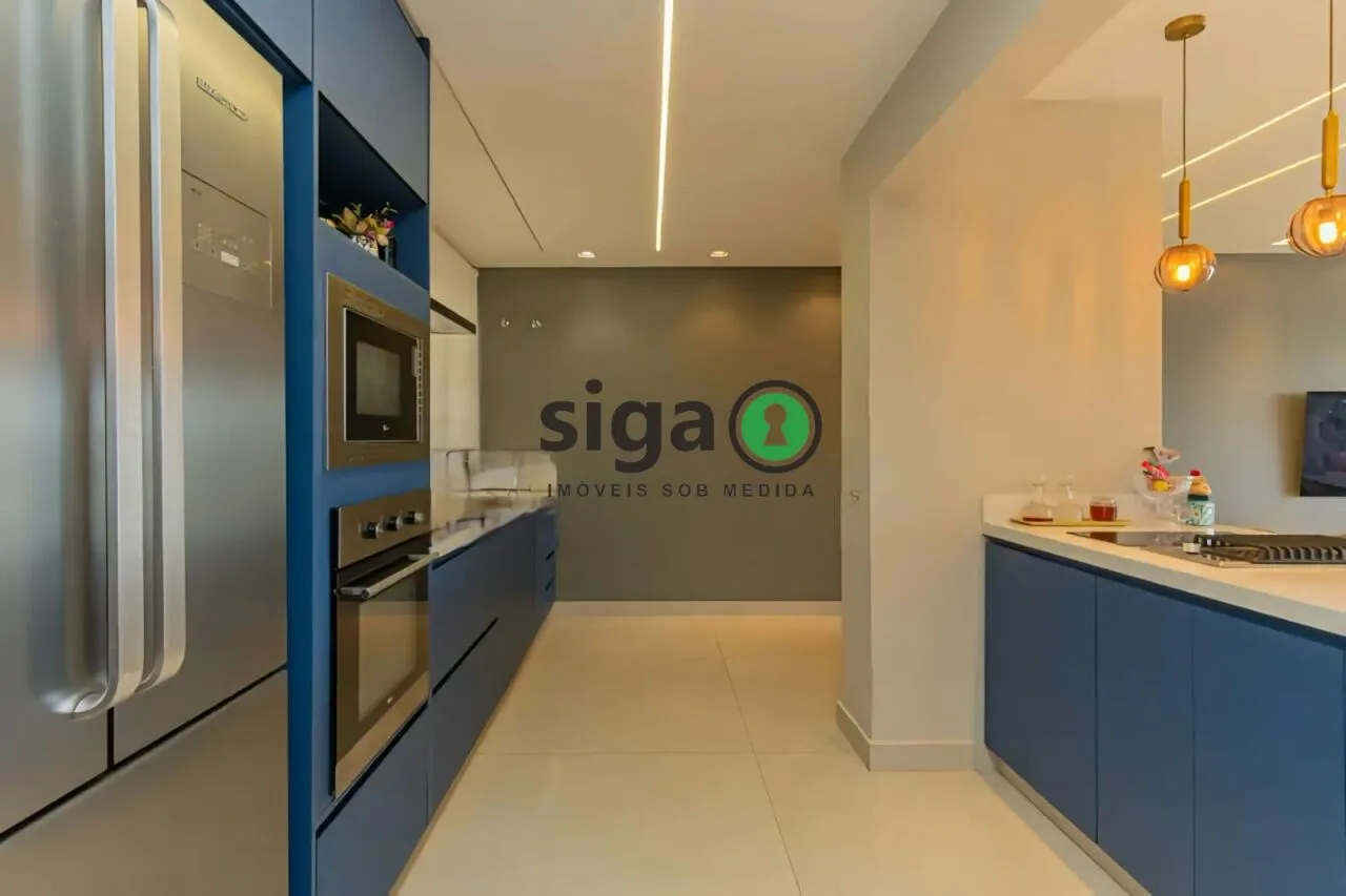 Imagem Apartamento para locação Campo Belo 154m², 3 suítes, reformado, varanda gourmet, vista verde