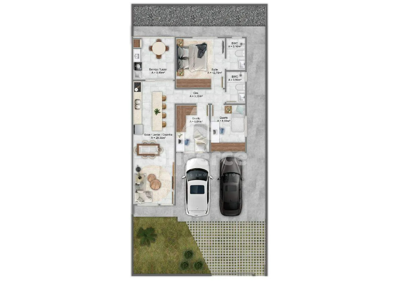 Imagem Casa à venda com 3 quartos 1 suíte, 90m² em Lisboa III São José