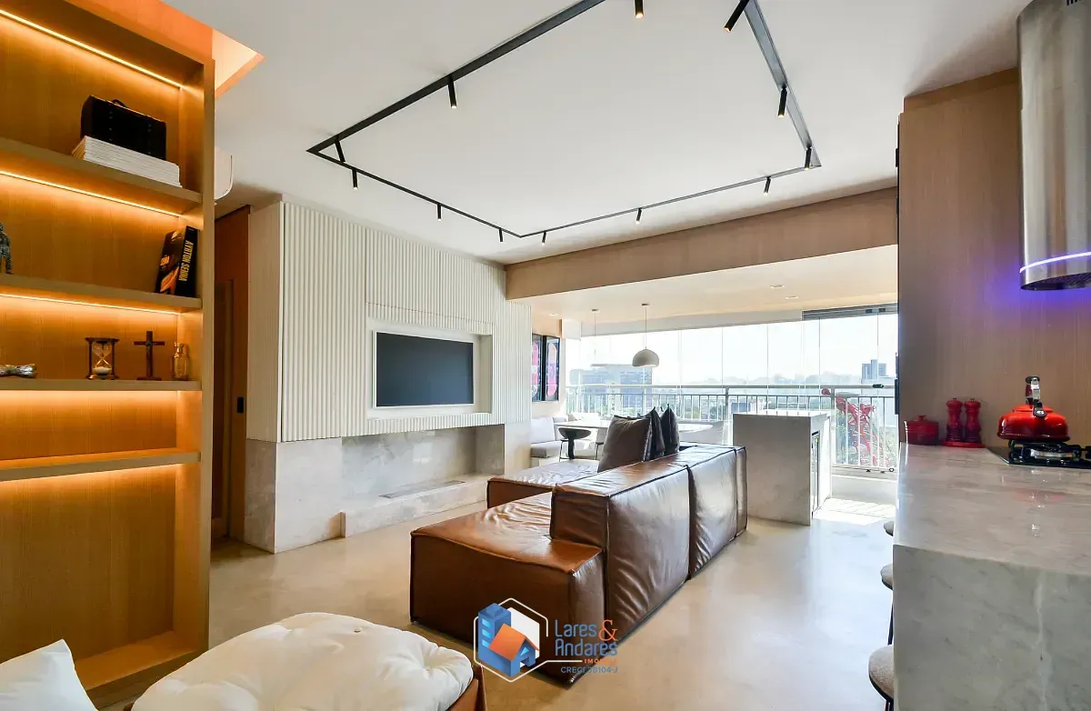 Imagem Apartamento para venda em Indianópolis com 1 quarto, sendo 1 suíte, 77m²