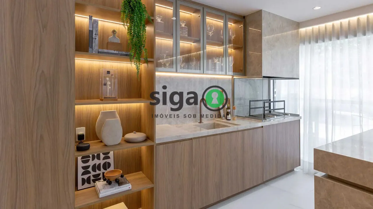 Imagem Apartamento à venda no Brooklin ? 138m², 3 quartos, 2 vagas , Quadra de Tênis!