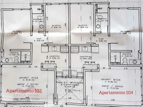 Imagem Apartamento 2 quartos Cabral Teresina PI| 1 suite + 1 vaga