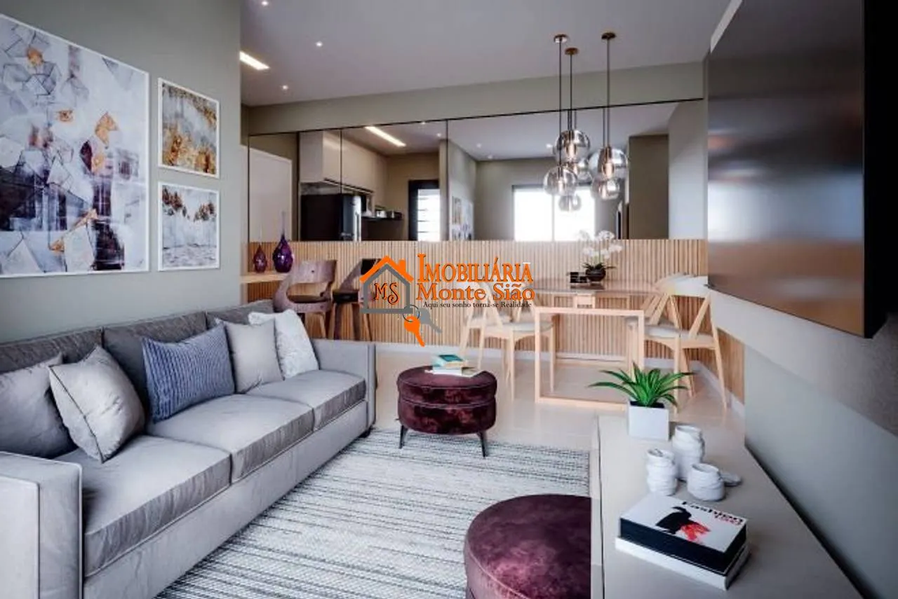 Imagem Apartamento com 2 dormitórios à venda, 58 m² por R$ 520.108 - Macedo - Guarulhos/SP