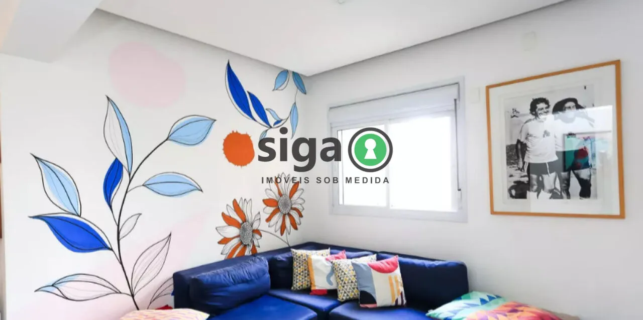 Imagem Apartamento com pé direito duplo, 138m2, 3 quartos e lazer completo no Panamby