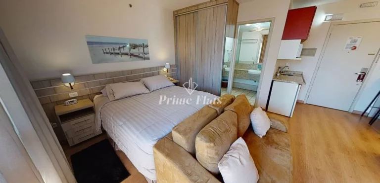 Imagem Flat disponível para locação no Radisson Blu São Paulo em Pinheiros, com 32m², 1 dormitório e 1 vaga