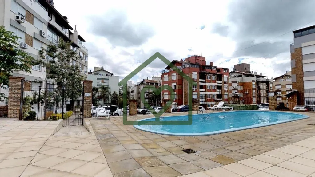 Imagem Apartamento de 3 dormitórios, semi mobiliado, com vaga de garagem no bairro Cavalhada. Living esten...