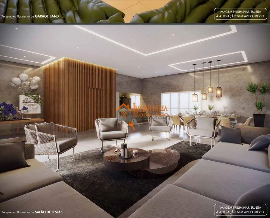 Imagem Studio com 1 dormitório à venda, 46 m² por R$ 396.828,00 - Picanco - Guarulhos/SP