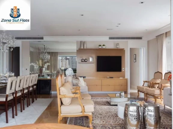 Imagem Apartamento Alto padrão à Venda No Itaim Bibi Com 4 Suítes e 5 vagas - 1 Por Andar