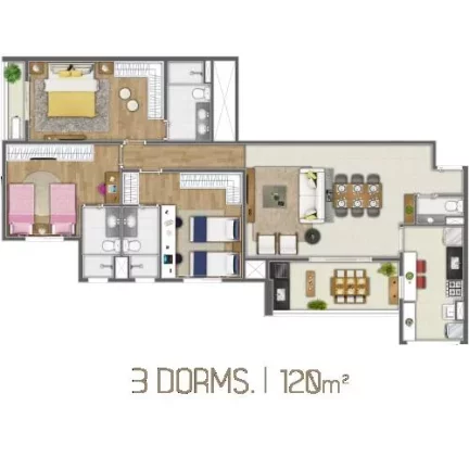 Imagem Apartamentos com 3 suítes à venda no Alphaville