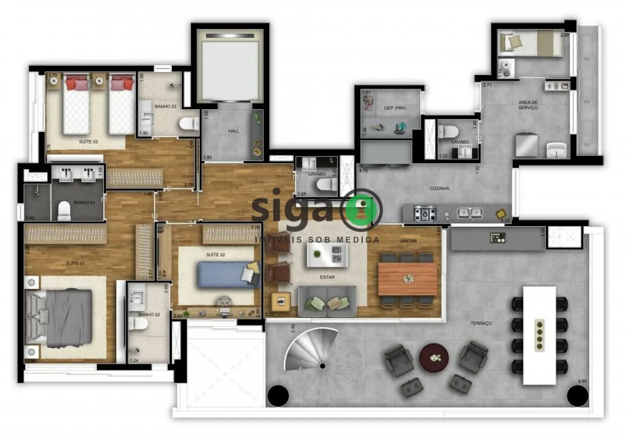 Imagem Apartamento para venda na Chácara Klabin, São Paulo - SP