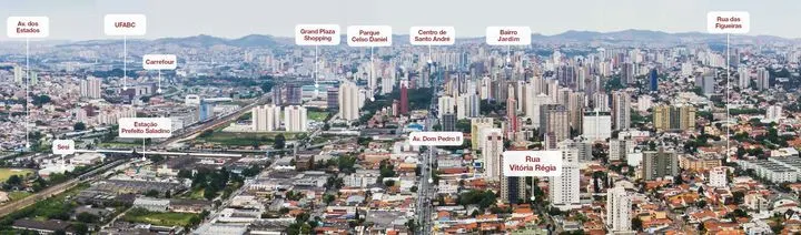 Apartamento com 2 Quartos à Venda, 78 m² em Campestre - Santo André