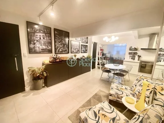 Imagem Apartamento com 03 dormitórios, sendo 01 suite, estação de trabalho , sala de jantar, sala de est...