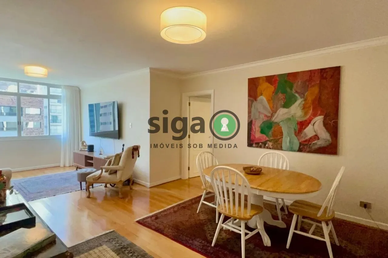 Imagem Apartamento com 141m², 3 dormitórios e 2 vagas - Jardins - São Paulo/SP