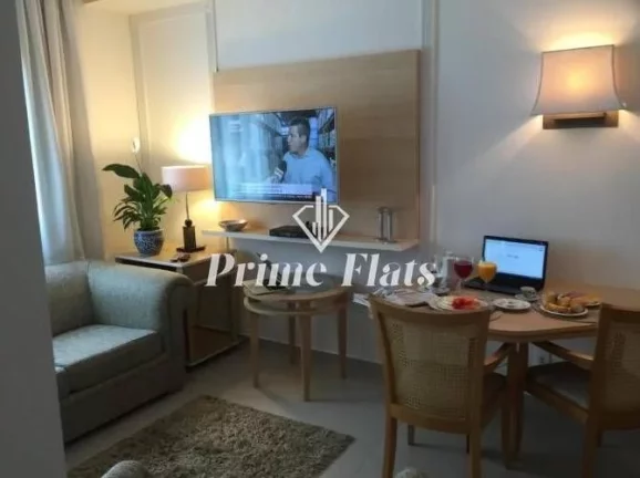 Imagem Flat disponível para locação no Hotel The Universe Paulista by Intercity, com 32,22m², 1 dormitório e 1 vaga de garagem