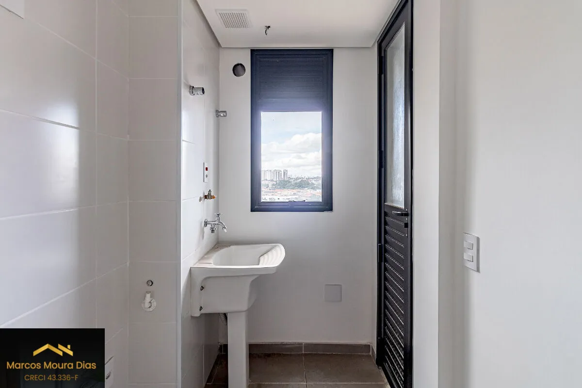 Imagem Apartamento Novo com Varanda Gourmet no Centro de Osasco com 2 Suítes, 2 Vagas e Depósito, Vista Livre. Edifício com Lazer