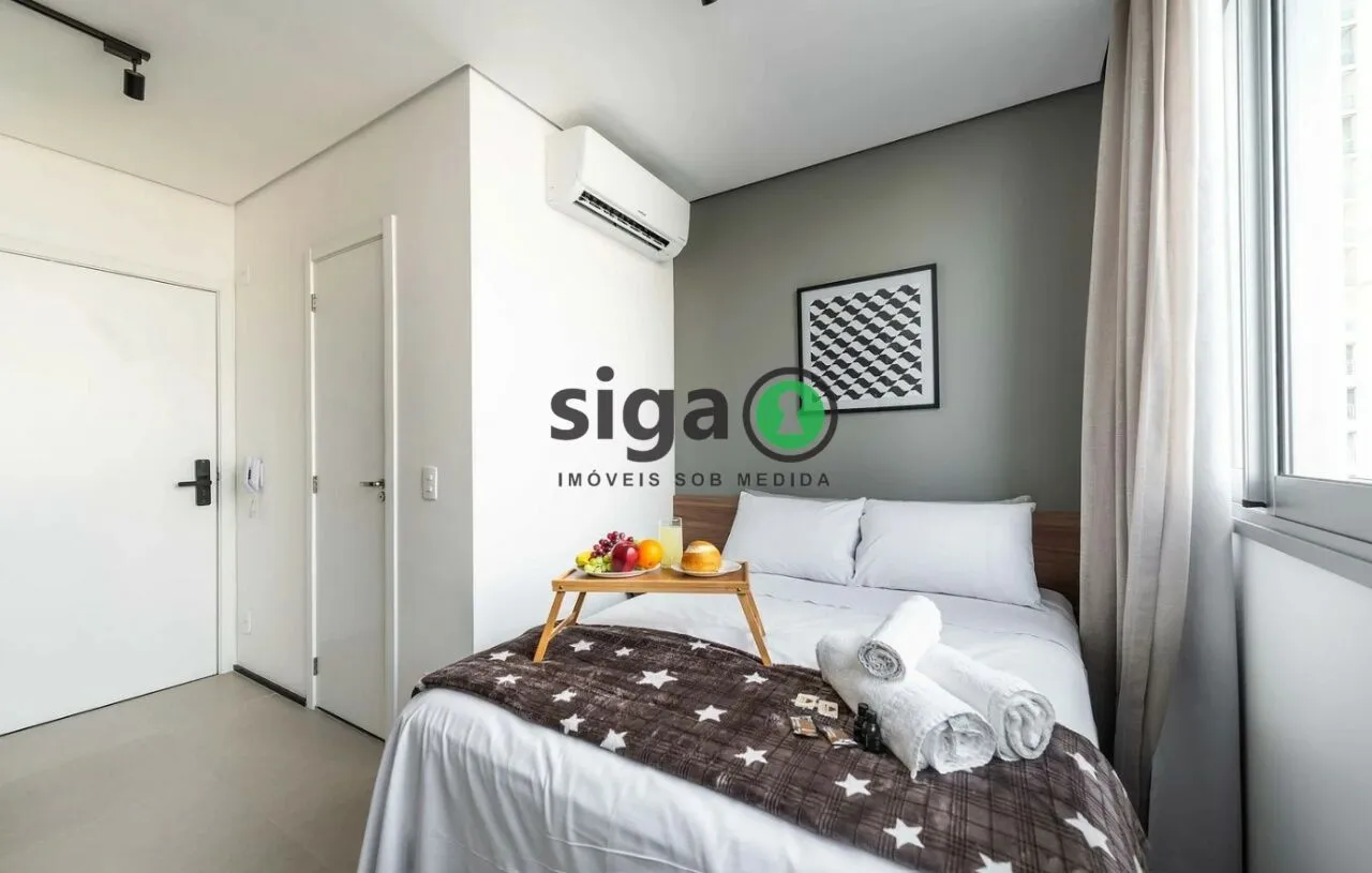 Foto do imóvel Apartamento Studio mobiliado para venda na Bela Vista, São Paulo - SP