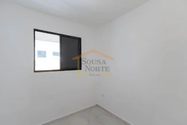 Imagem Apartamento com 33,70m², dispõe de 2 dormitórios, 1 banheiro, sala dois ambientes, cozinha com ga...