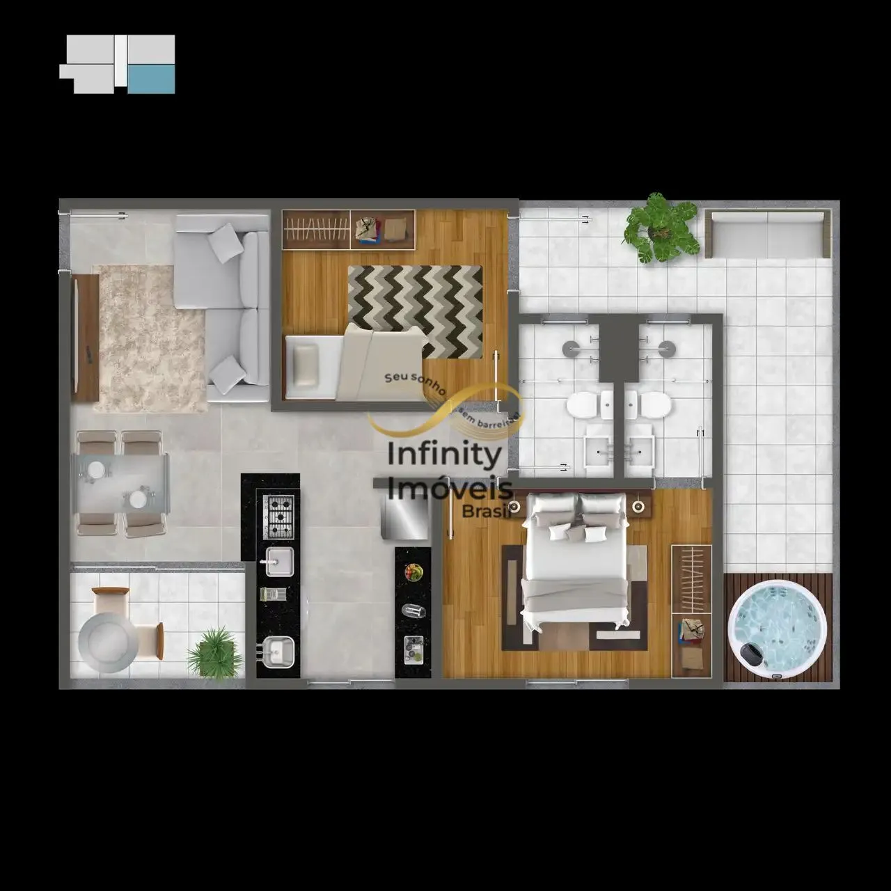 Imagem MOMENTUM RESIDENCE - Apartamento à venda no bairro Dom Cabral - Belo Horizonte/MG