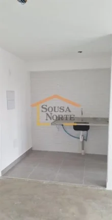 Imagem Apartamento NOVO, NUNCA HABITADO, 2 dormitórios, sala integrada com cozinha, sacada, área de servi...