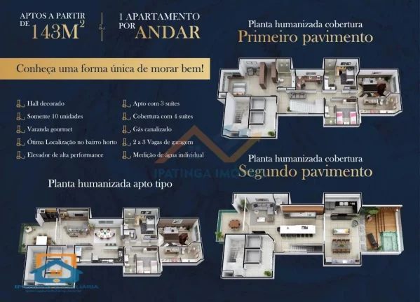 Imagem Apartamento de Alto Padrão no Horto em Ipatinga
