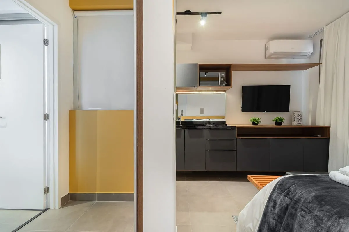 Imagem Apartamento com 1 Quarto para alugar, 28m² - Jardins