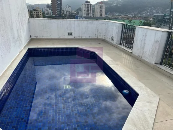 Imagem Cobertura com piscina e churrasqueira