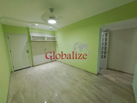 Foto do imóvel Apartamento à venda com 55m², 1 quarto, 2 banheiros, dependência, elevador e vaga coletiva or R$460.000,00 no José Menino em Santos