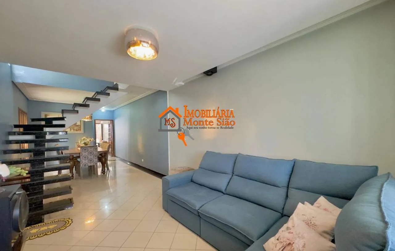 Foto do imóvel Sobrado com 4 dormitórios à venda, 167 m² por R$ 869.000,00 - Jardim Vila Galvão - Guarulhos/SP