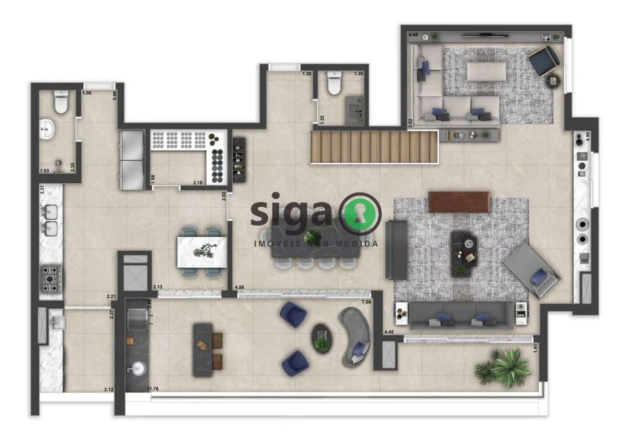 Imagem Cobertura de Luxo Pronta para Morar ? 280m² com 4 Suítes em Rua Exclusiva