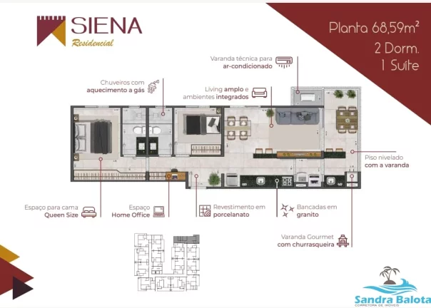 Imagem Lançamento Siena Residencial /Itaguá/Ubatuba