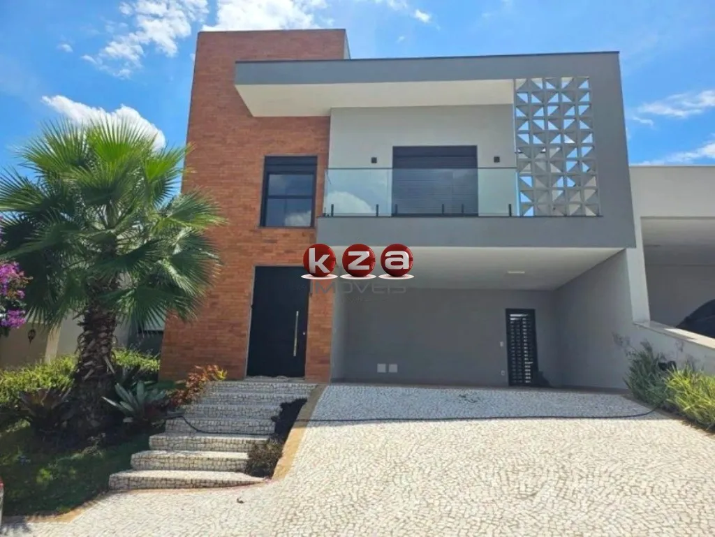 Imagem Espetacular Casa em Condomínio à Venda em Valinhos-SP 3 Quartos, 3 Suítes, 3 Salas Condomínio Le Village 287m²