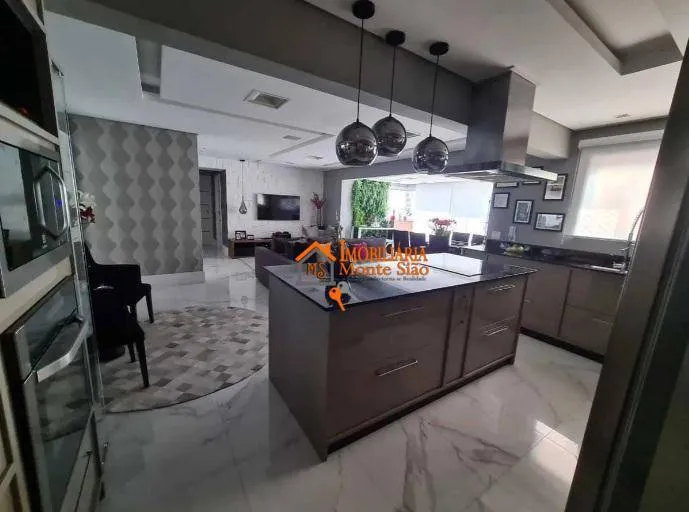 Imagem Apartamento com 3 dormitórios à venda, 122 m² por R$ 1.599.000 - Jardim Flor da Montanha - Guarulhos/SP Porteira fechada