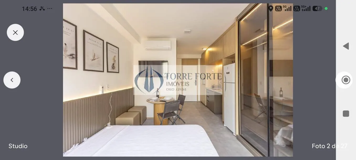 Imagem Lindo apartamento mobiliado, 25 m², bem localizado na Vl. Nova Conceição