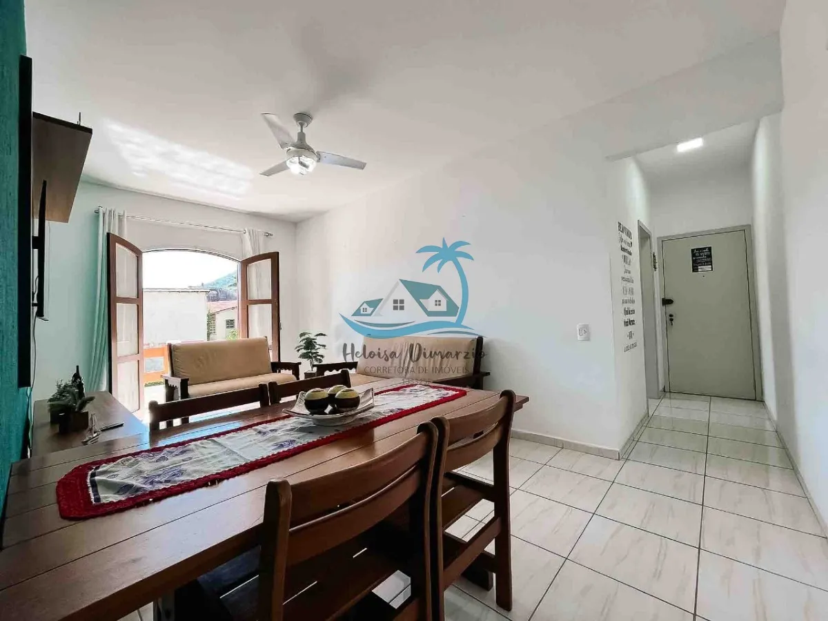 Imagem Apartamento com 2 dormitórios à venda no Tenório em Ubatuba a 350 metros da praia