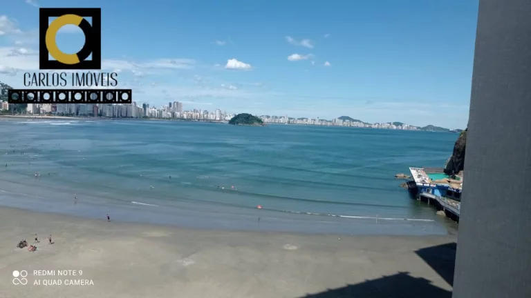 Imagem Apartamento com vista mar no Ilha Porchat em São Vicente