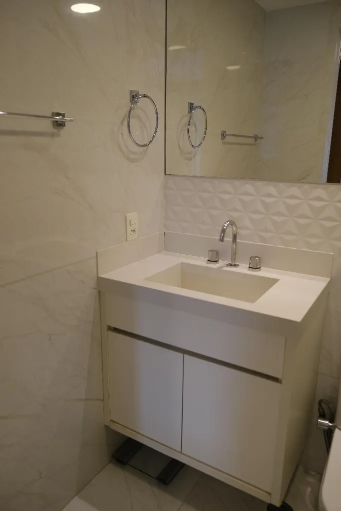 Imagem Apartamento de luxo na Vila Nova Conceição, SP - 1 quarto, 1 suíte, 1 vaga, 57m² - Condomínio Horizonte JK Vila Olímpia SP.