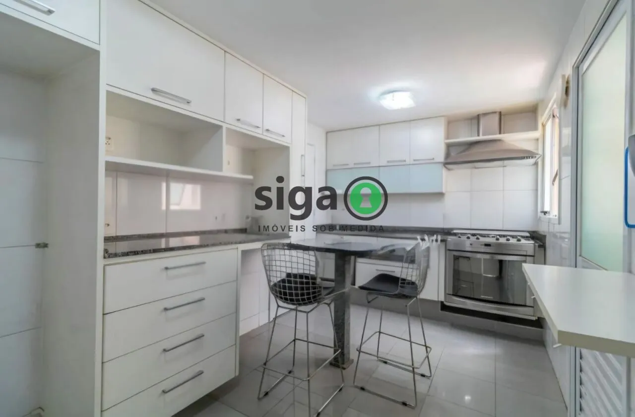 Imagem Apartamento no Brooklin com 125m², 3 dormitórios, 2 suítes, 3 vagas e lazer completo
