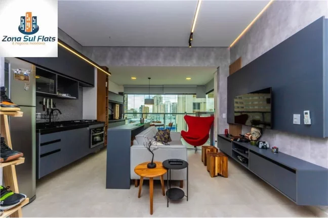 Imagem Lindo Studio à Venda Na Vila Mariana Com 1 Suíte e 1 Vaga - Semi-mobiliado