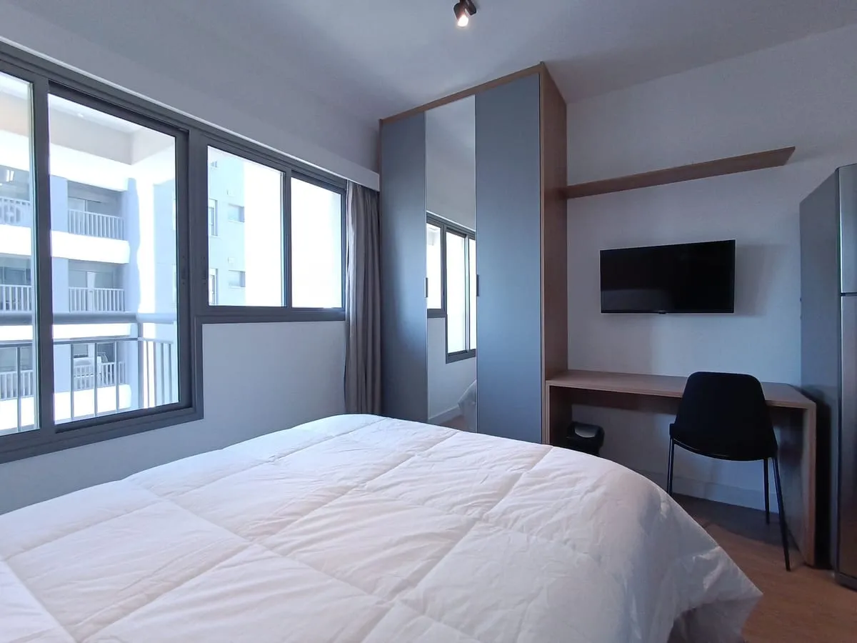 Imagem Apartamento com 1 Quarto para alugar, 30m² - Paraiso