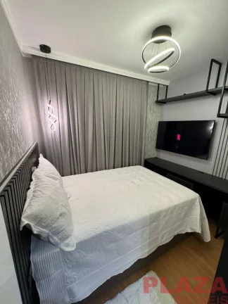 Imagem Apartamento Finamente Mobiliado – 3 Dormitórios | 2 Vagas | Vista para o Cristo Luz | Bairro Nações – Balneário Camboriú