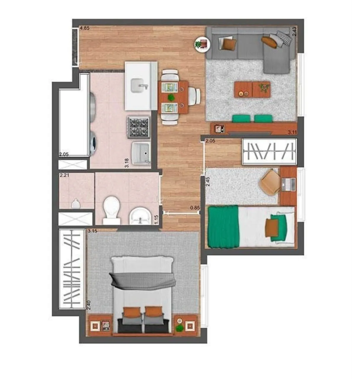 Imagem APARTAMENTO RESIDENCIAL em São Paulo - SP, Vila Santa Catarina