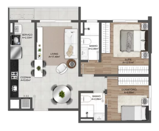 Imagem Thera Santorini - Apartamento à venda no bairro Centro - Xangri-Lá/RS