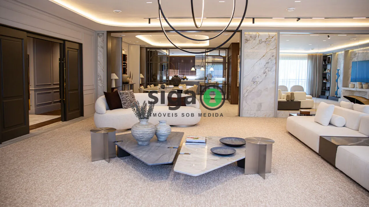 Imagem CHÂTEAU JARDIN APARTAMENTO DE 355M² COM 3 SUÍTES, HOME OFFICE E 4 VAGAS NO NOVO EIXO CIDADE JARDIM