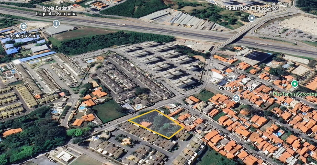 Imagem Excelente Terreno de 2.308,00m², Localizado no Jardim Sao Carlos, Sorocaba - SP!