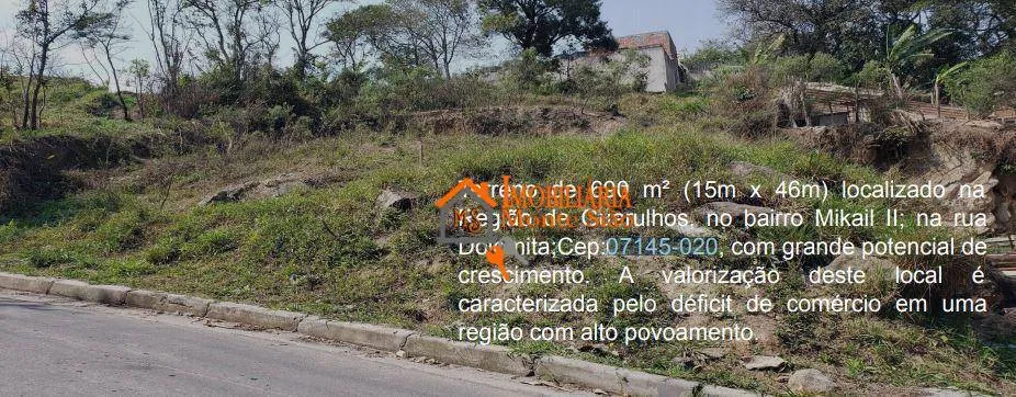 Foto do imóvel Terreno à venda, 690 m² por R$ 297.000,00 - Mikail II - Guarulhos/SP